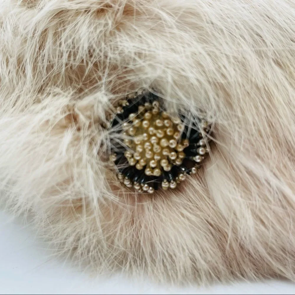 Vintage 40’s 50’s Rabbit Fur Hat - Picture 3 of 6